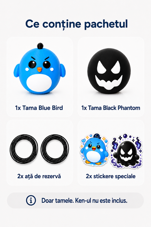 TAMA COMBO: Blue Bird + BLACK PHANTOM