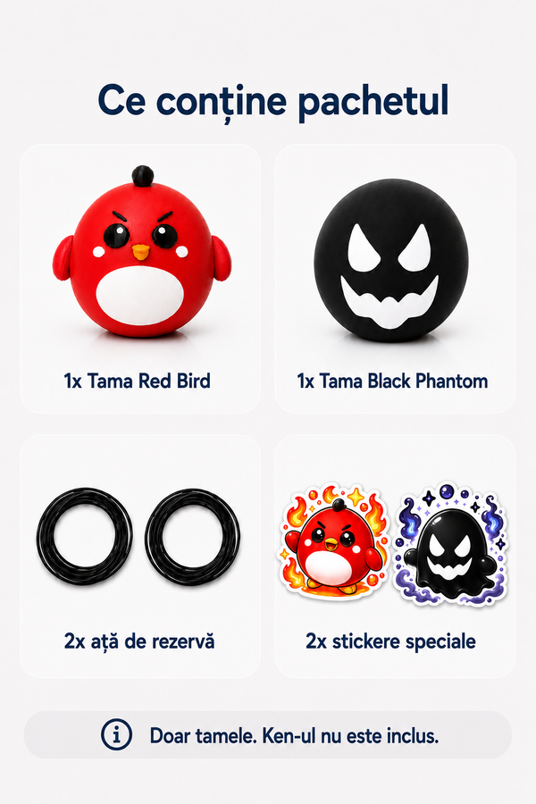 TAMA COMBO: RED BIRD + BLACK PHANTOM